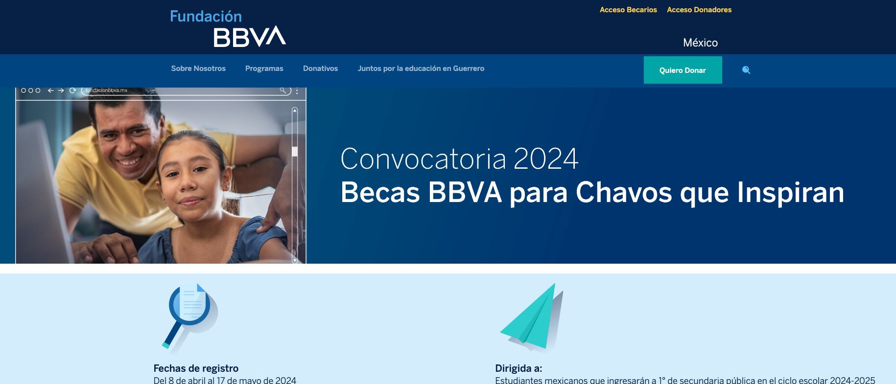 Programa "Chavos que inspiran" de BBVA