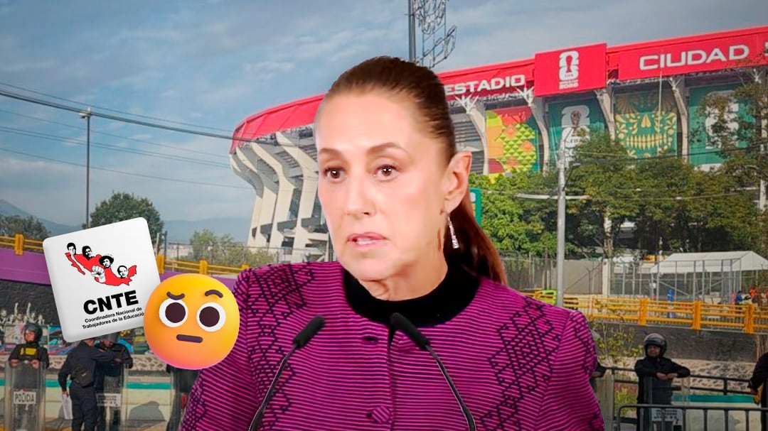 Sheinbaum cuestiona marcha de la CNTE al Estadio Banorte: “¿Qué caso tiene que marchen hoy?”