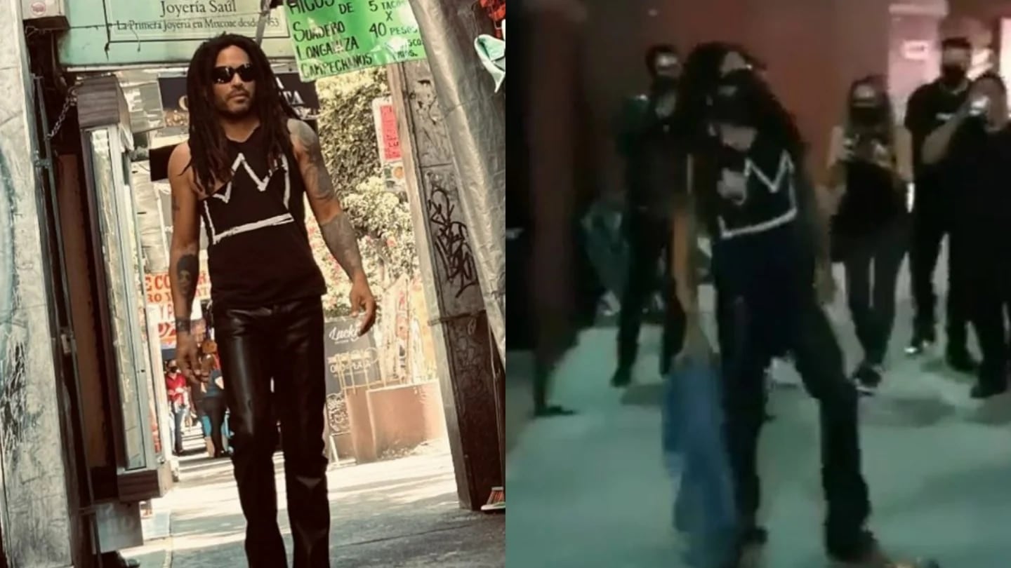Lenny Kravitz es captado bailando 'La Batidora' al ritmo del mariachi en la CDMX