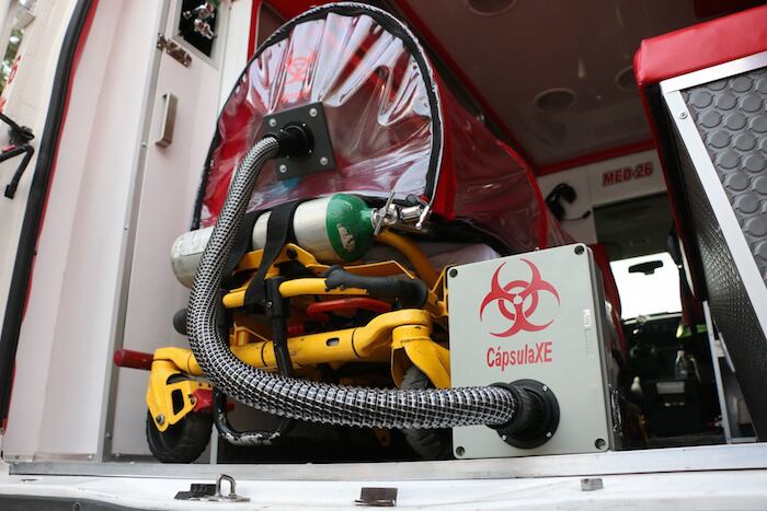 La maquinaria de una cápsula XE.