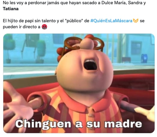 Memes salida de Tatiana como Carnívora de '¿Quién es la Máscara?'