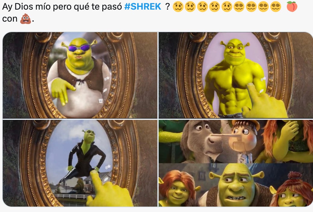 Usuarios comparan a Shrek 5 con Sonic Feo