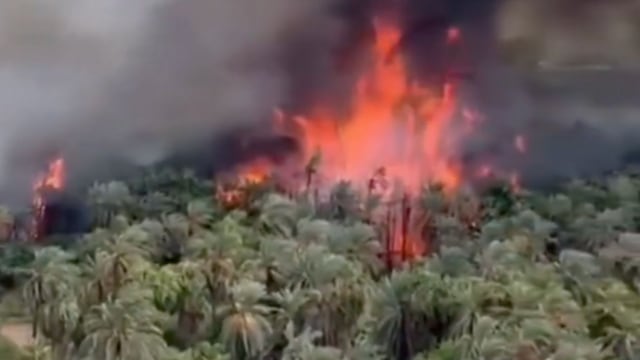 Incendio en Mulegé