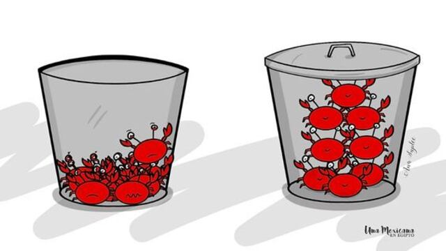 La cubeta de los cangrejos