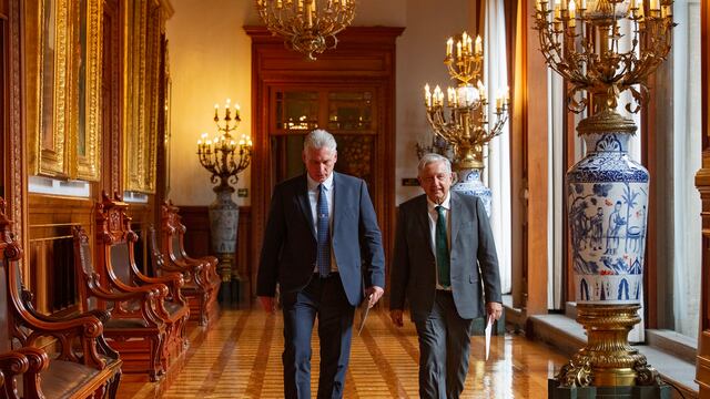 AMLO y Miguel Díaz-Canel