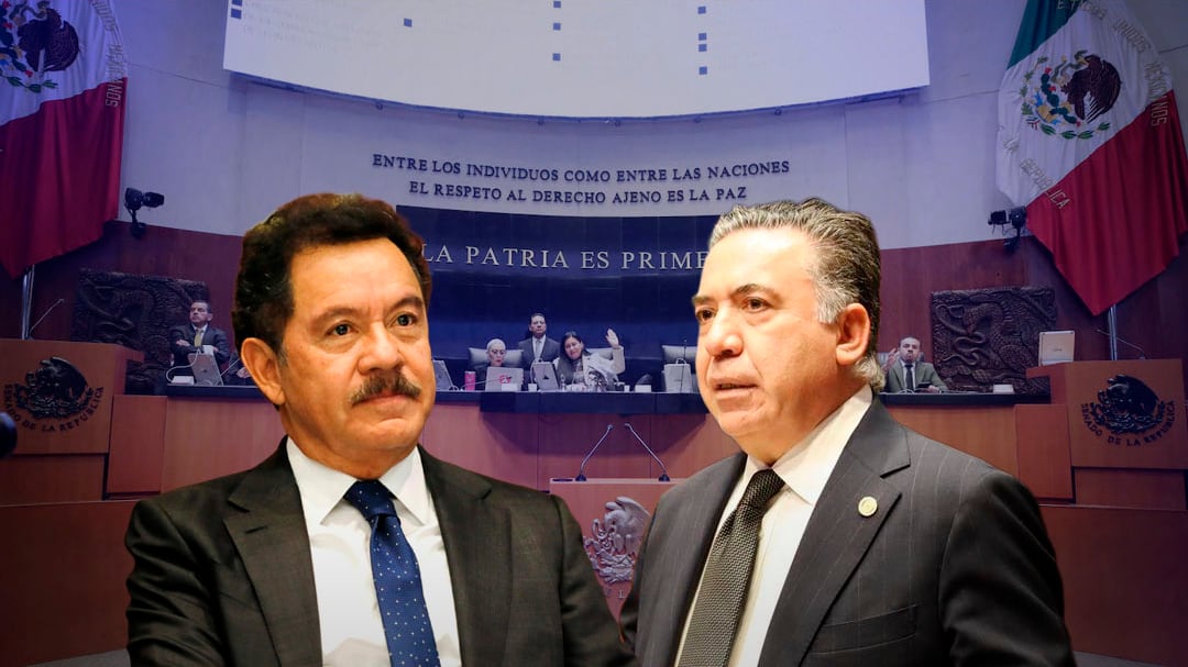 Inzunza recibió acusaciones durante sesión del Senado y habló con Ignacio Mier