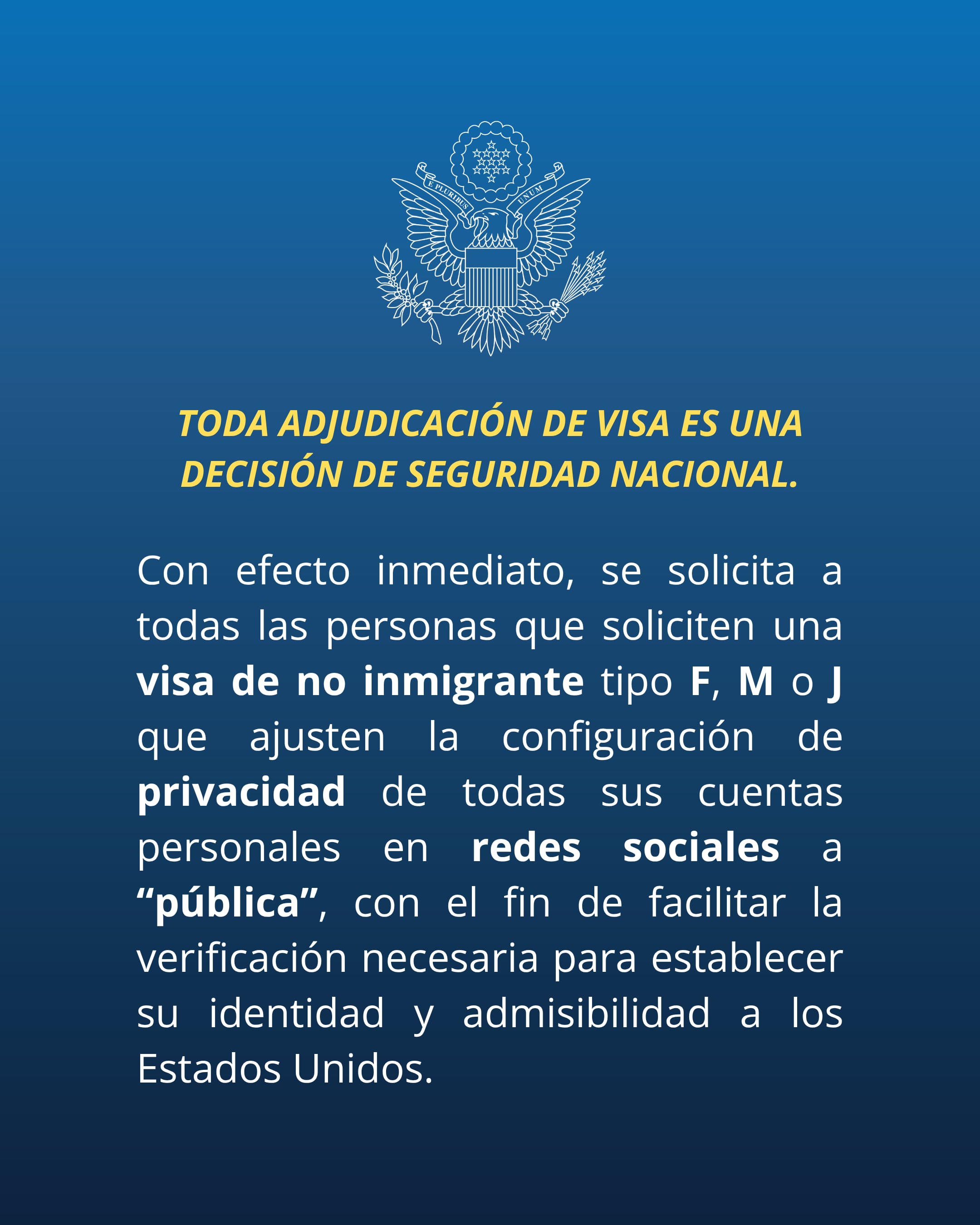 Embajada de Estados Unidos en México abrió citas para visas estudiante o intercambio cultural con un nuevo requisito