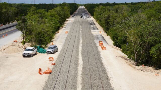 El Tramo 4 del Tren Maya ya presenta gran avance, esto a la altura de Leona Vicario.