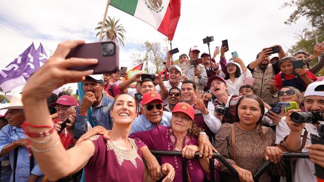 Claudia Sheinbaum, candidata a la presidencia de la república por la coalición "Sigamos haciendo Historia"
