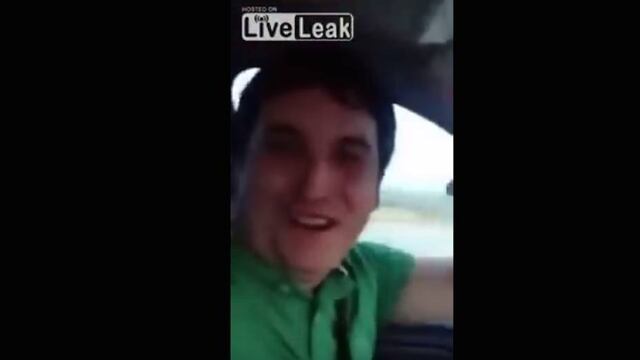 Maneja a 170 km/h y choca.