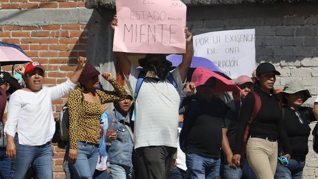 Protesta de la CNTE en Oaxaca