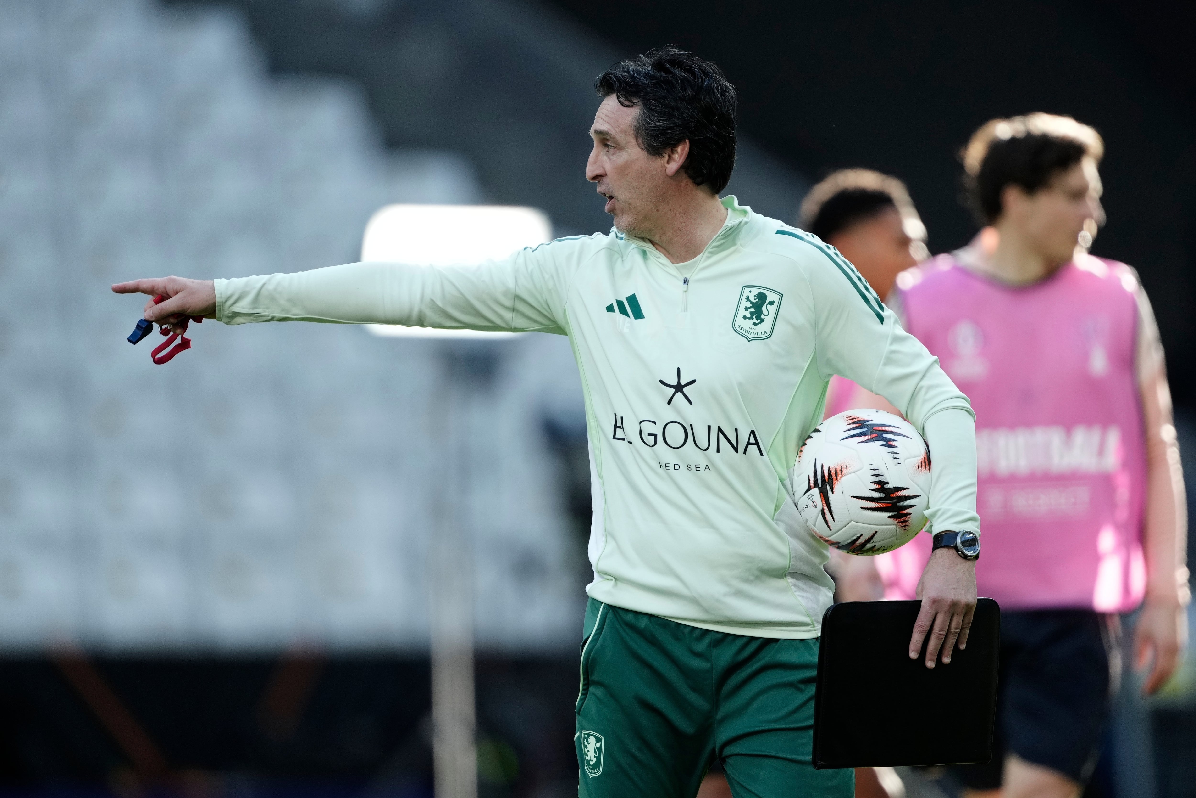 Unai Emery, entrenador del Aston Villa