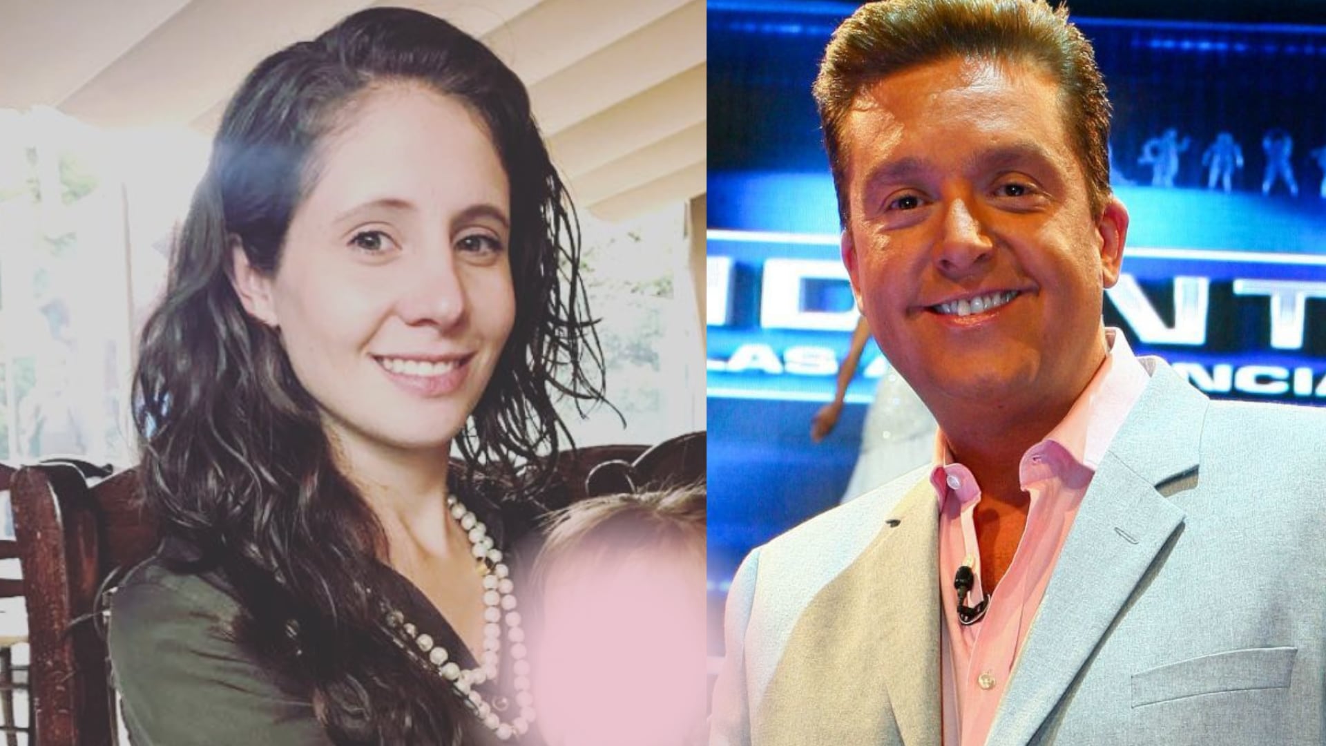 Daniel Bisogno con su exesposa Cristina Riva Palacio.