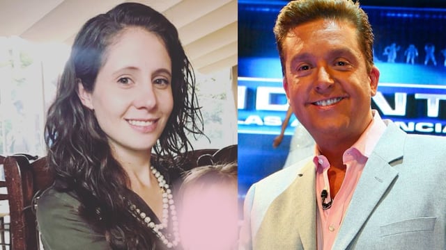 Daniel Bisogno con su exesposa Cristina Riva Palacio.