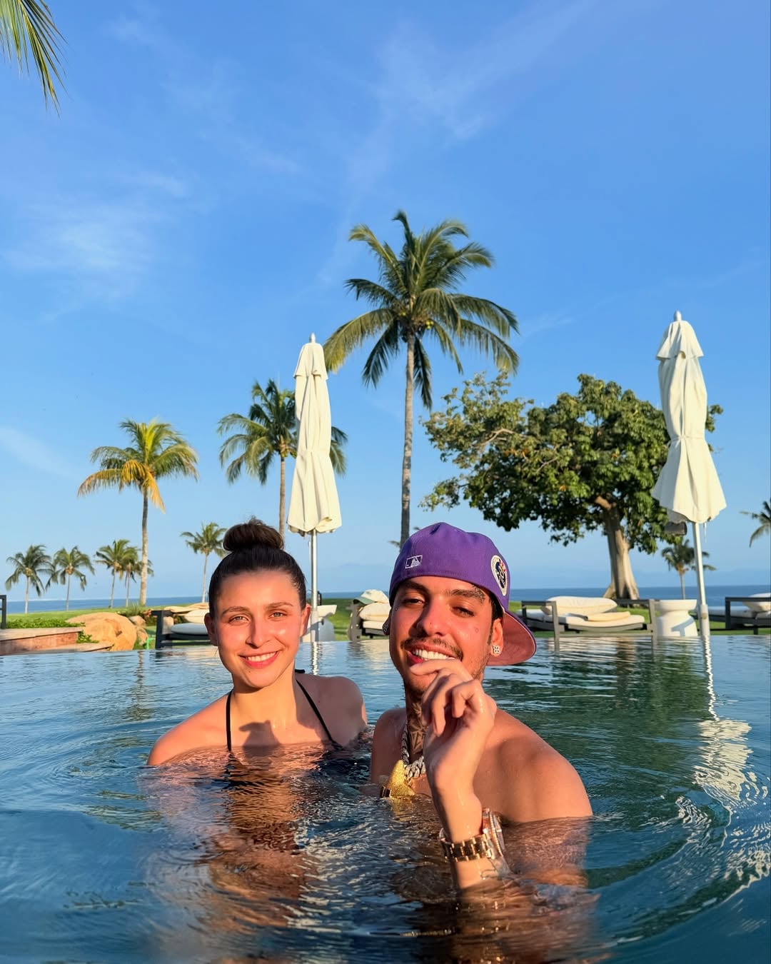 Marissa Blanco Botiller y Natanael Cano