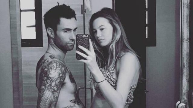 Adam Levine y Behati Prinsloo