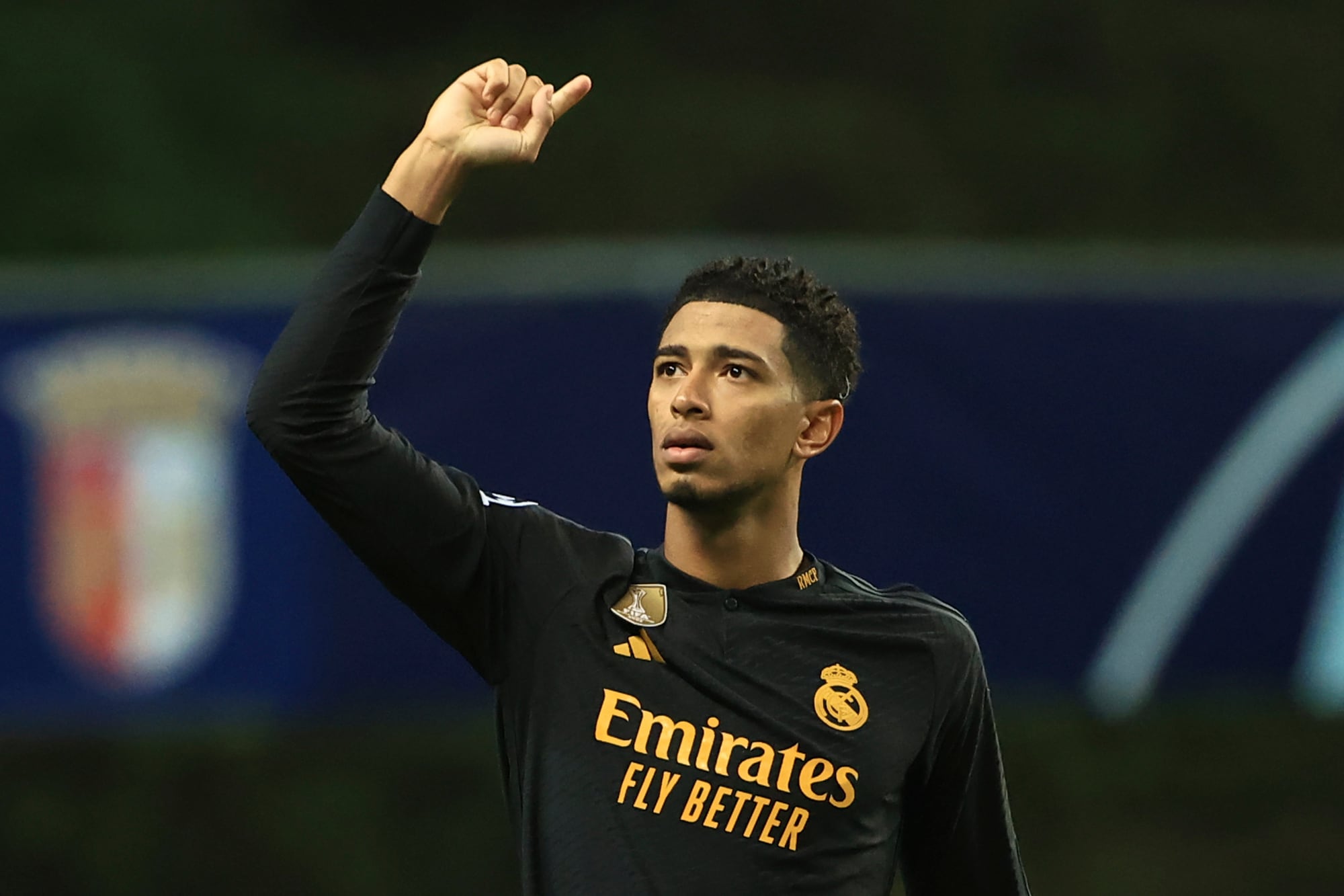 Jude Bellingham en un partido de la Champions League con el Real Madrid