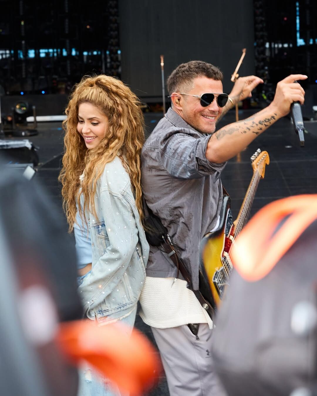 Shakira y Alejandro Sanz