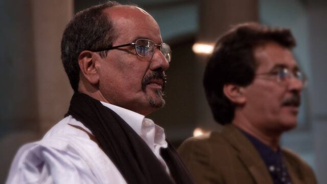 Mohamed Abdelaziz durante una visita a México realizada en 2010.