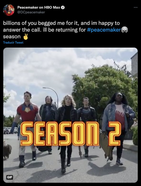 Peacemaker segunda temporada