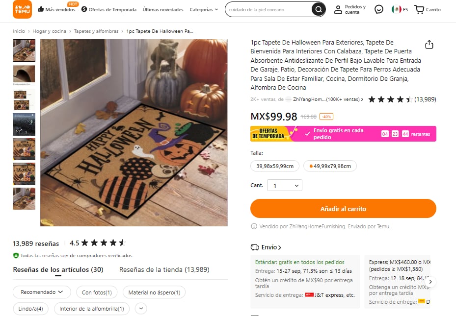 Adornos de Halloween en Temu