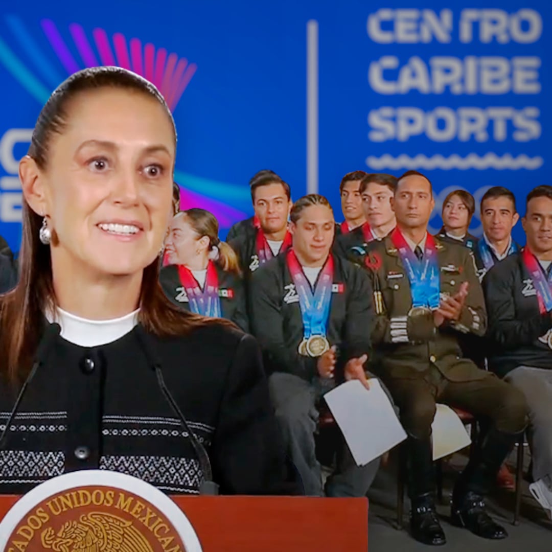 Sheinbaum anuncia premio para atletas y entrenadores tras récord histórico en Centroamericanos
