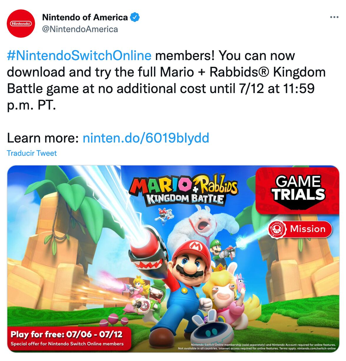 Mario+Rabbids: Kingdom Battle gratis
