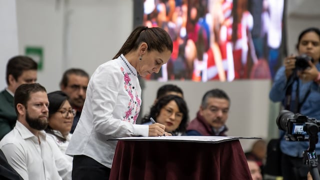 Claudia Sheinbaum sostuvo un encuentro con la militancia de Morena en Nuevo León