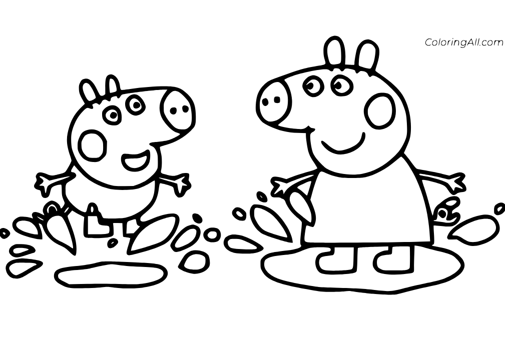 Dibujos de Peppa Pig para colorear en el Día del Niño