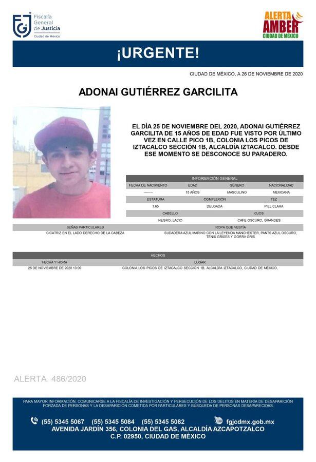 Ficha de búsqueda de Adonai