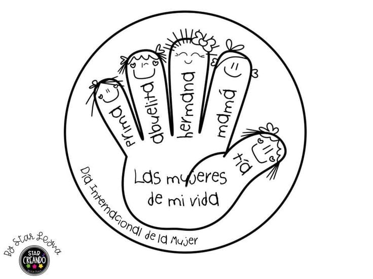 Dibujos del 8 de marzo para colorear por el Día Internacional de la Mujer