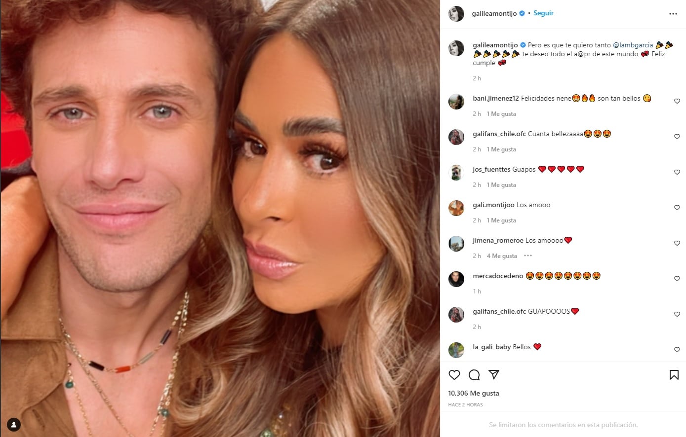 Galilea Montijo felicita a Lambda García