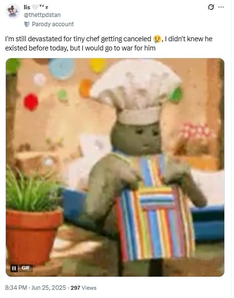 Memes de The Tiny Chef Show