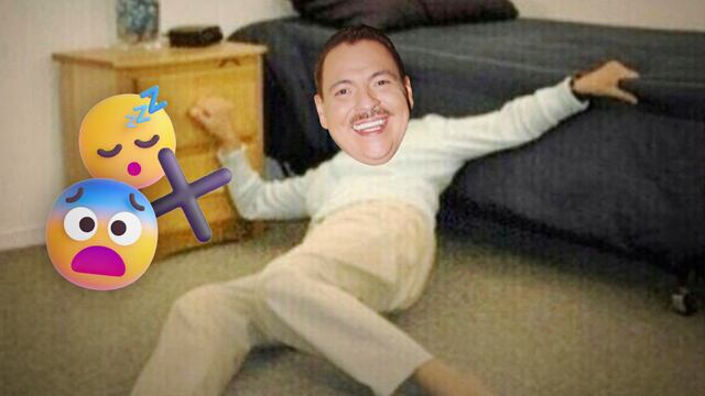 Julio Preciado soñaba que se caía, pero el sueño se volvió realidad.