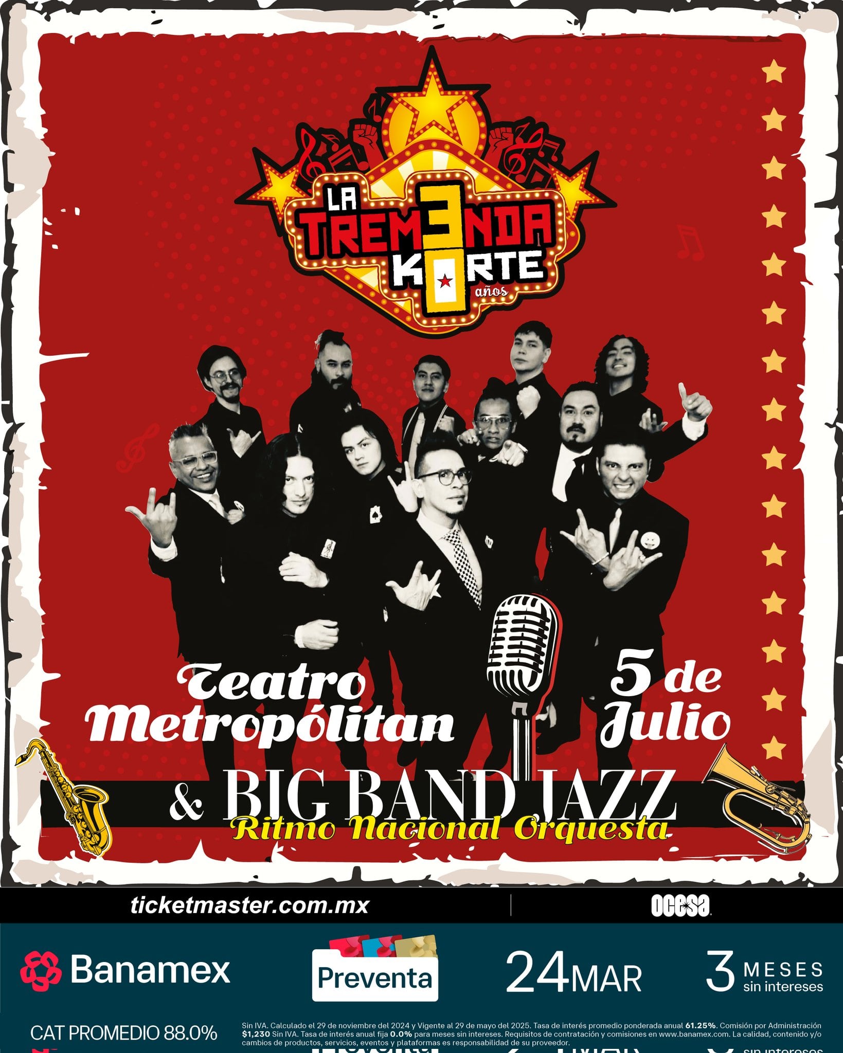 La Tremenda Korte & Big Band Jazz en concierto