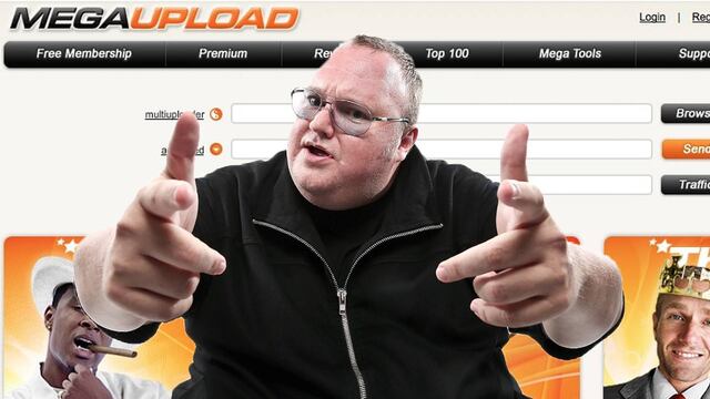Kim Dotcom, fundador del sitio web Megaupload.