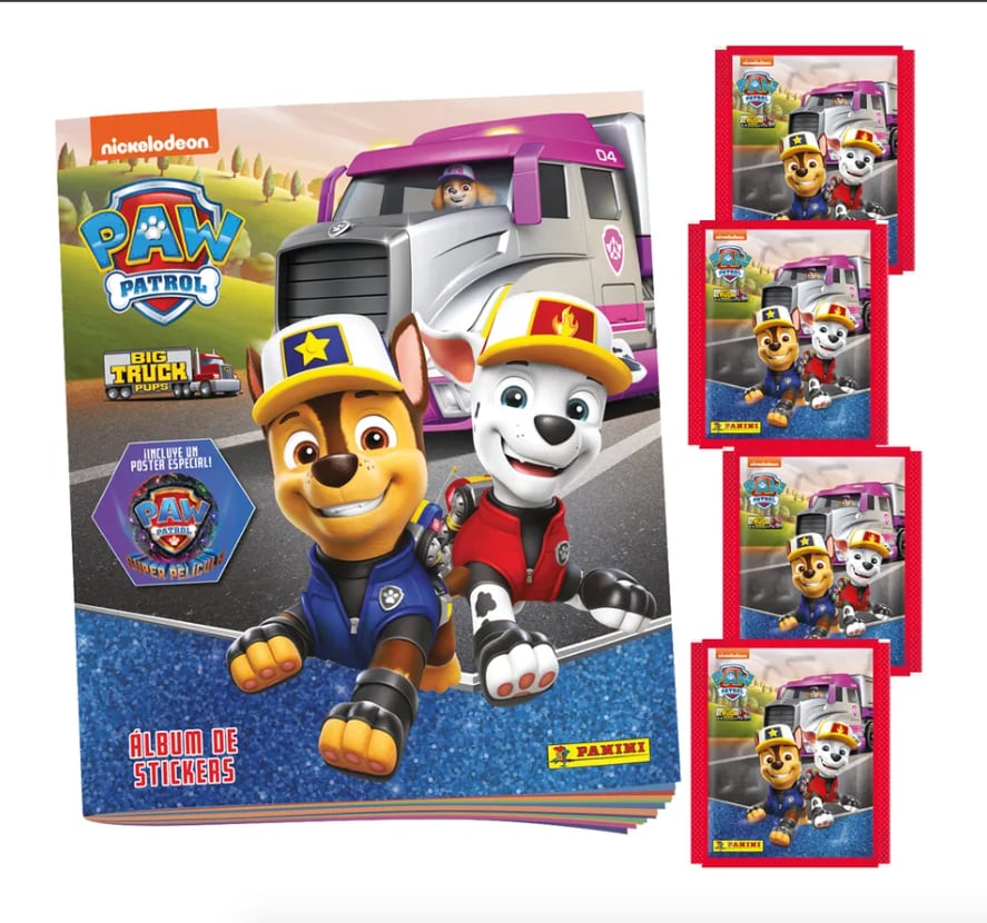Álbum de estampas de Paw Patrol