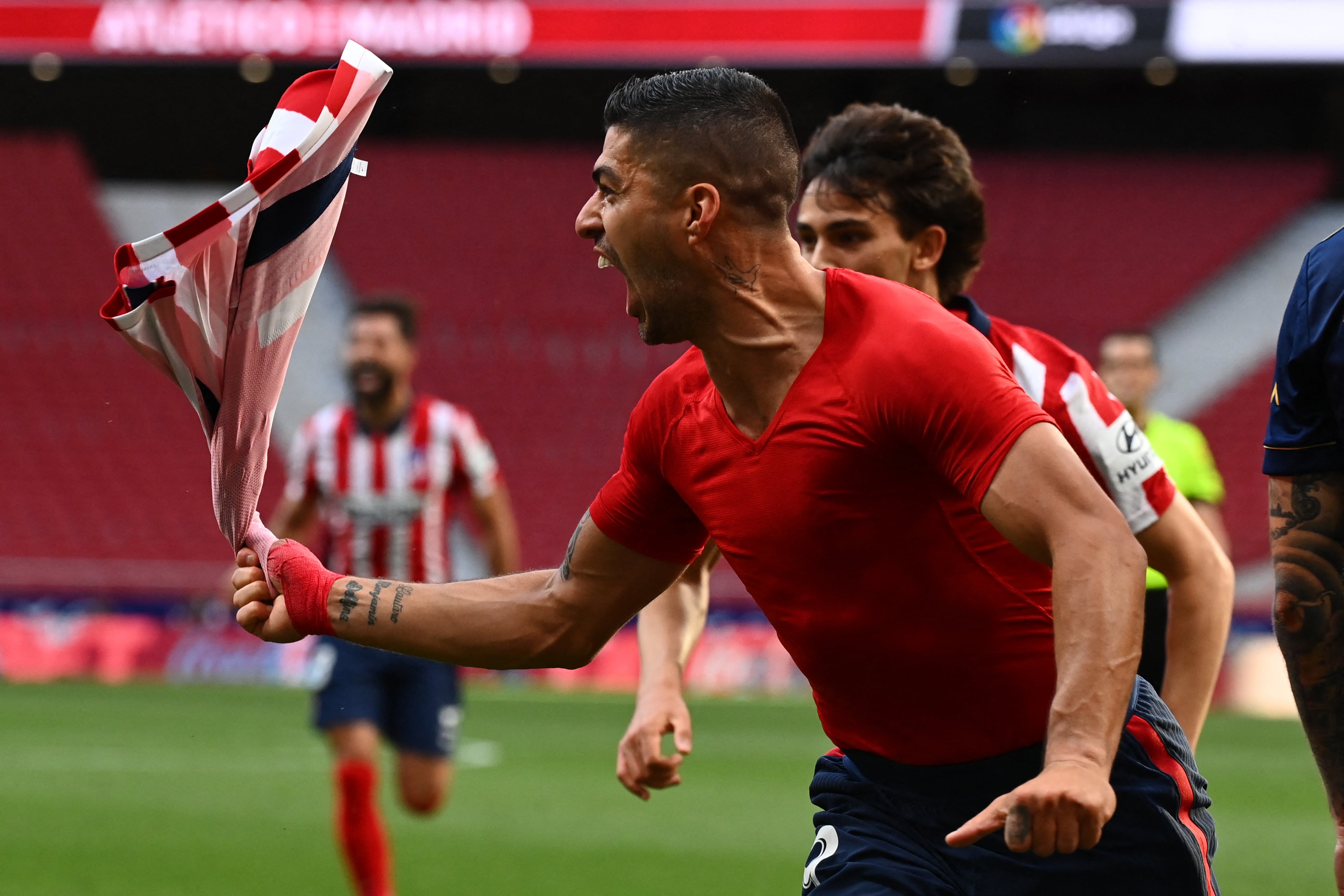 Luis Suárez marcó el gol del triunfo para el Atlético de Madrid