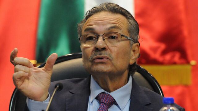 Octavio Romero Oropeza durante su comparecencia ante la comisión de energía en la Cámara de Diputados.