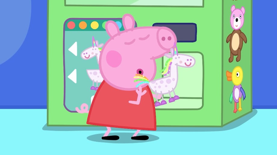 Peppa Pig por el nacimiento de Evie