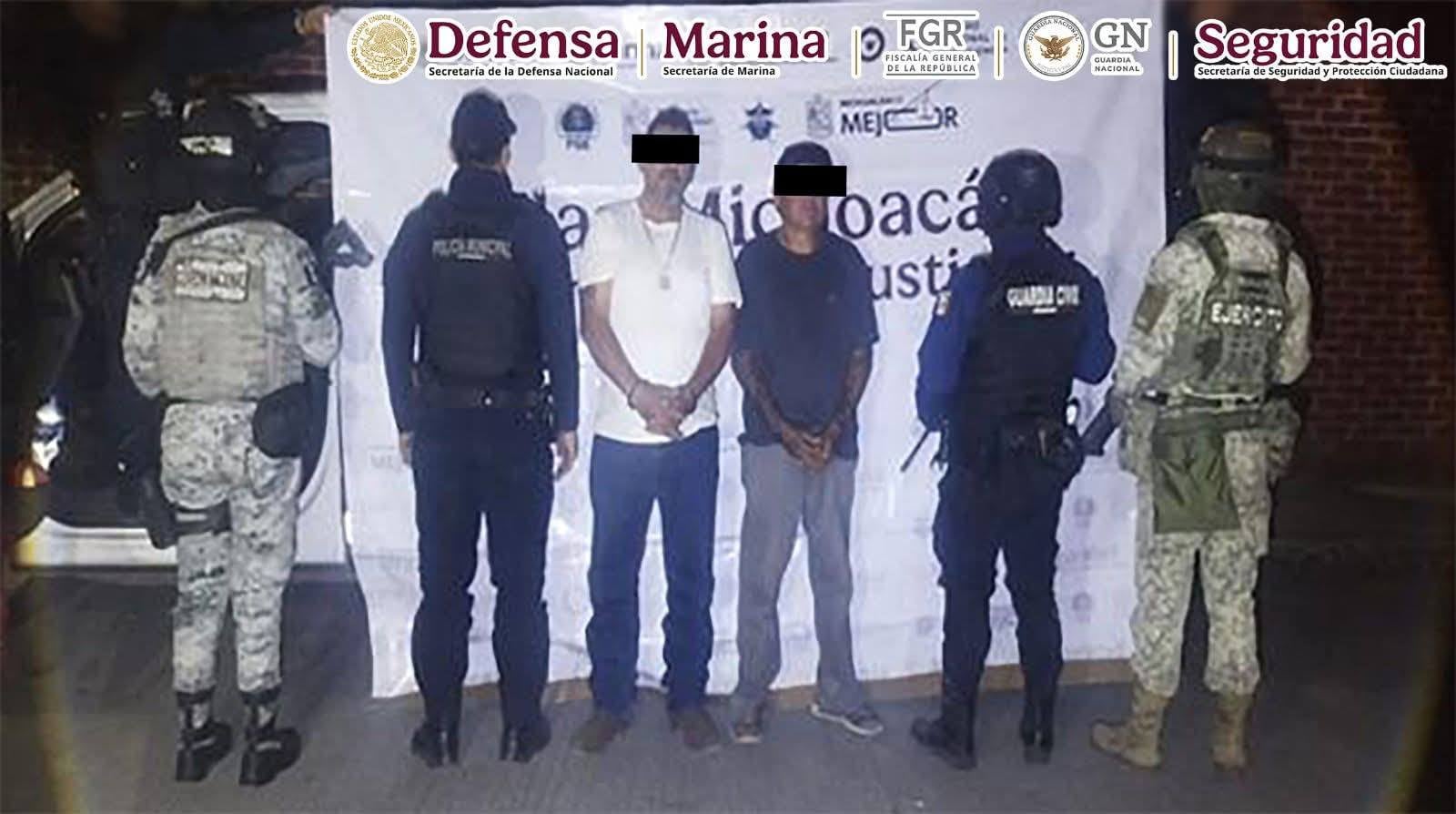 El Gabinete de Seguridad informó que van 307 personas detenidas durante el Plan Michoacán por la Paz y la Justicia.