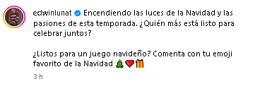 Edwin Luna se comparte en calzón navideño para encender la pasión de la fecha decembrina.