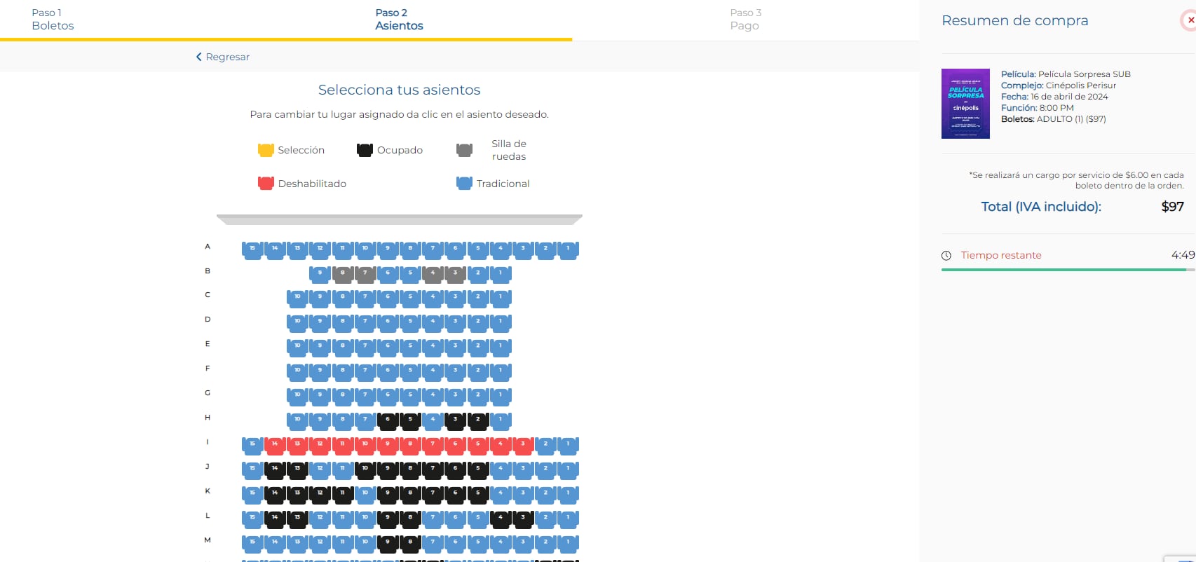 Película sorpresa Cinépolis