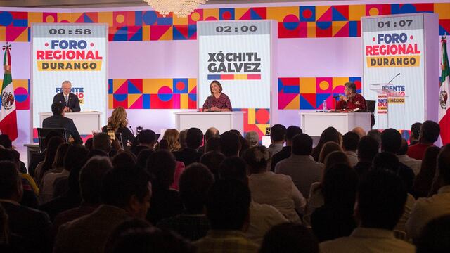 Xóchitl Gálvez, Beatriz Paredes y Santiago Creel llegan a la capital de Durango para participar en el primer foro de diálogo denominado “Vivir en México y ejercer derechos”