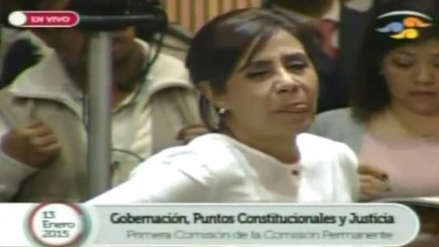 <span>La diputada perredista Aleida Alavez indicó que no podía abrirle el micrófono para presentar su postura por ser contrario al procedimiento establecido. </span>