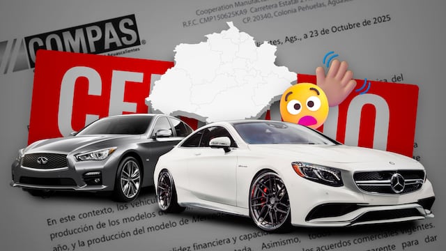 Autos que producía COMPAS en su planta de Aguascalientes