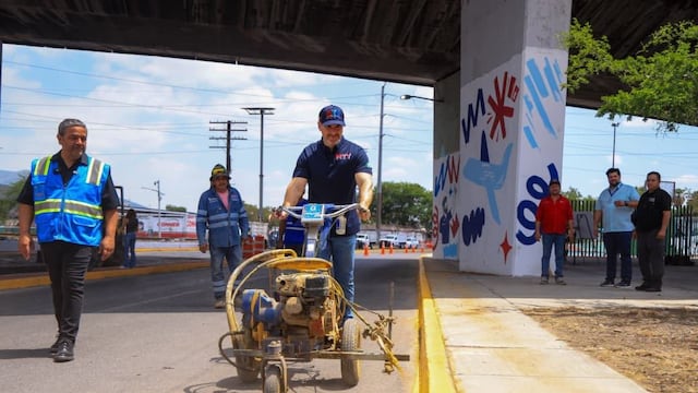 Operativo en complejo Rube fortalece prevención por lluvias en Monterrey.