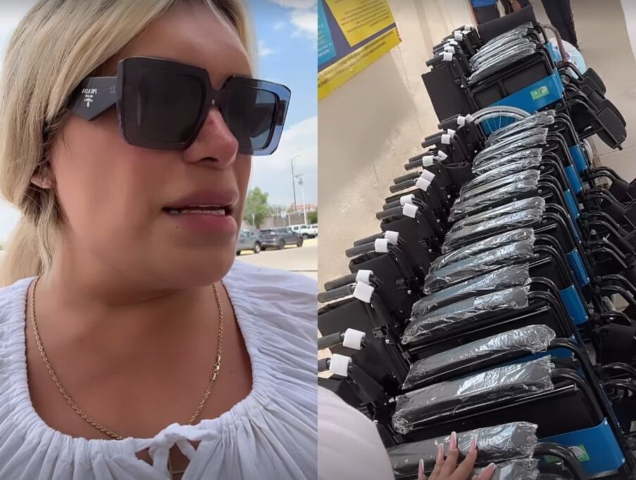 Wendy Guevara donó sillas de ruedas al hospital público de León donde la operaron