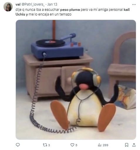 Memes de Peso Pluma y Kali Uchis por ‘Igual que un ángel’