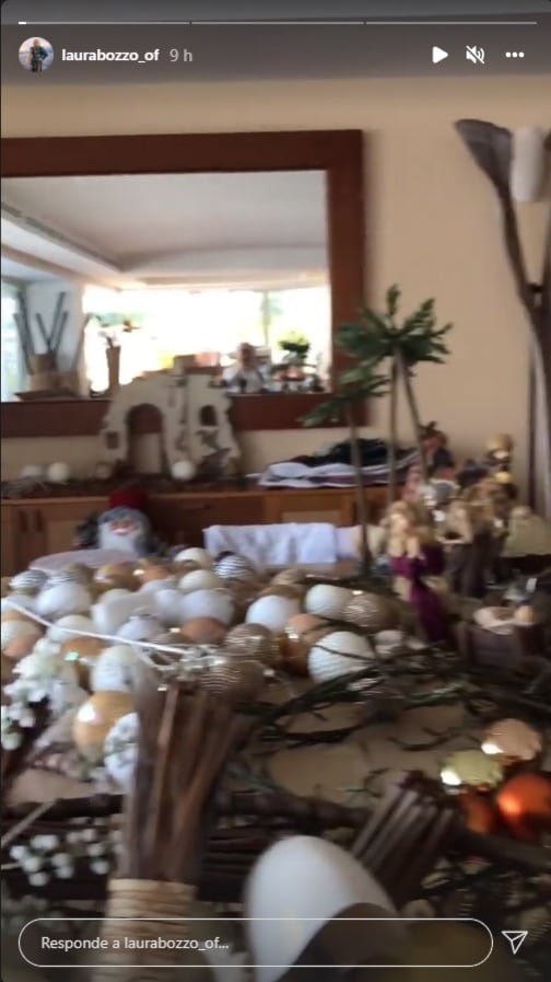 Laura Bozzo presume sus adornos navideños